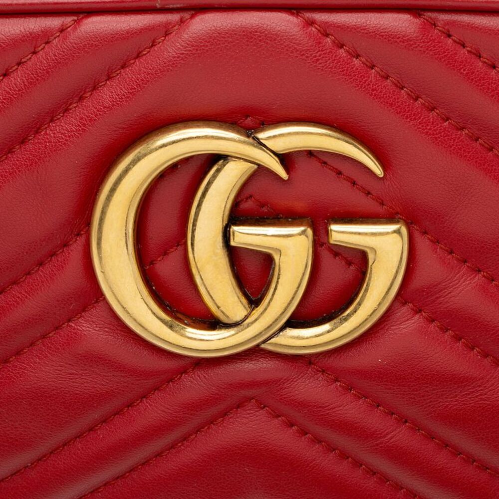 Gucci Matelasse Leather GG Marmont Small Camera Bag - Picture 10 of 14
